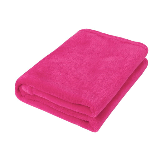 Flannel Throw Blanket 50x70cm Coral 2