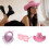 Καπέλο Cowgirl με πούλιες, κασκόλ και γυαλιά ηλίου 2