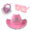 Καπέλο Cowgirl με πούλιες, κασκόλ και γυαλιά ηλίου 5
