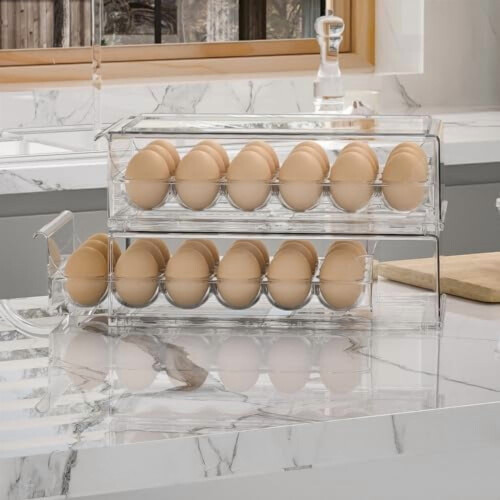 BPA-Free Stackable Egg Storage Tray – 18 Capacity 1