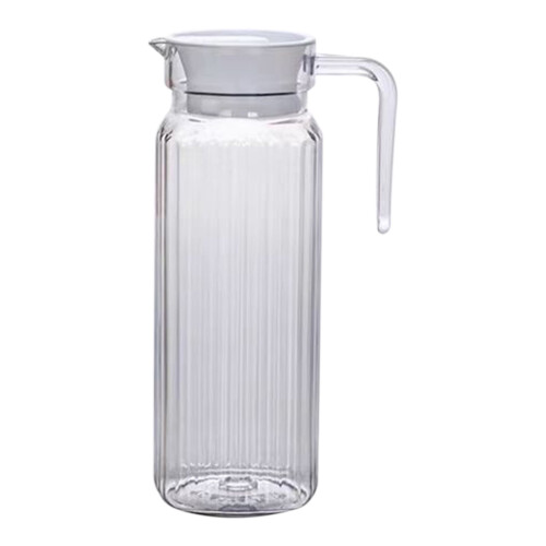 Τετράγωνη πλαστική κανάτα 37oz 1.1L ανθεκτική στη θερμότητα και στεγανή 2