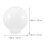 White Acrylic Lamp Globe Shade 20 cm – 2 Pack 2