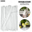 White Flexible Plastic Straws, Individually Wrapped, 200 pcs 2