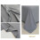 Waterproof Flat Sheet Queen Size 230x220cm Cotton 4