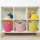 Light Pink Cotton Rope Storage Basket with Lid 4