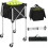 Chariot de tennis pliable peu encombrant avec construction en 1