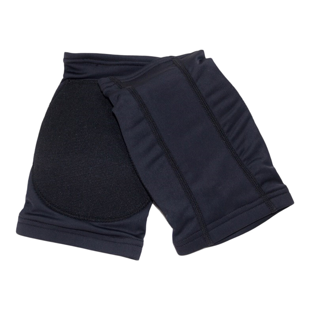 Breathable Polyester Knee Support Dance Knee Pad-Black L 7709000729784