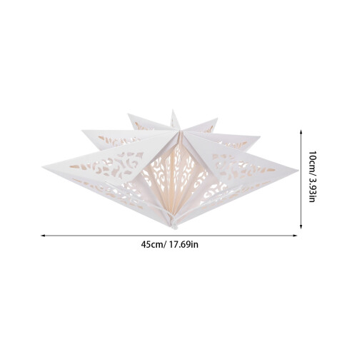 White Paper Star Lantern 45 cm 3-Pack 1