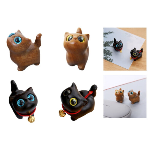Håndlavet mini-statue af trækilling 1