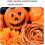 Halloween Artificial Black Rose Bouquet with Pumpkin Decor 5