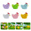 12pcs Mini Chicken Resin Figurines for Micro Gardens 2