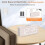 Wooden Digital Alarm Clock with Large Numbers, Dimmable 2