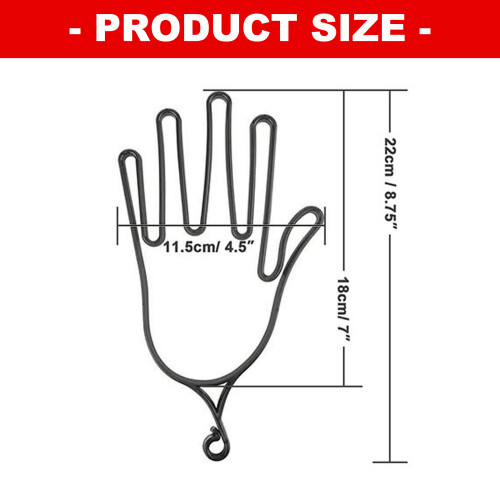 Civière de gants de Golf ventilée, 2 pièces, avec mousqueton, 2
