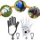 Civière de gants de Golf ventilée, 2 pièces, avec mousqueton, 6