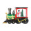 Christmas Train Snow Globe Lantern with Santa Gift Box 2
