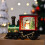 Christmas Train Snow Globe Lantern with Santa Gift Box 5