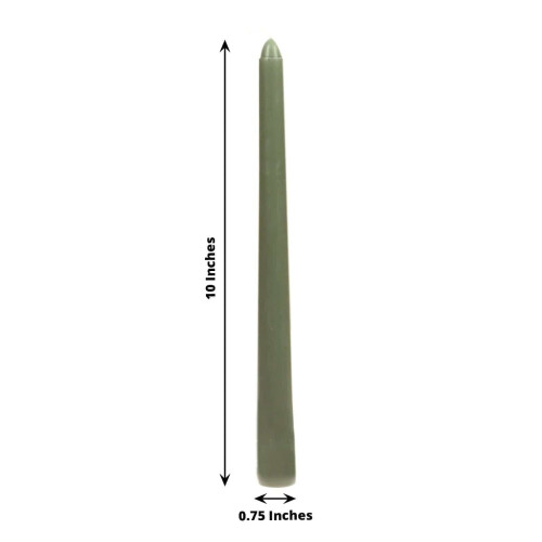 BalsaCircle Spitzkerzen in Salbeigrün, 25 cm, 12er-Pack 1