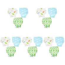 15Pcs Baby Swim Pants Reusable Diapers Assorted Color Safe Material