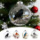 Crystal Bird Ornament for Christmas - Clear Keepsake 3