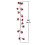6ft Dusty Rose Silk Flower Garland 5