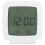 Digital Clock White 1pack 3.3x3.1x1.6in 1