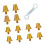 Professional Soccer Boot Cleats Spare Part Studs-gold 1