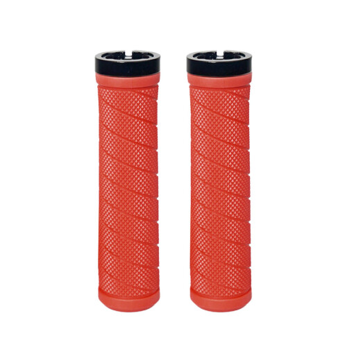 1 Pair Antislip Handle Grip Cycling Bicycles Handlebar-Red