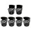 Set mit 6 Billardtischtaschen, Standard-Billardtischtaschen, 1