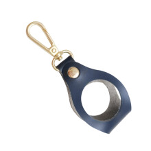 PU lederen golfbalhoudertas met roterende metalen-Blauw