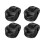 Quick Install Rod Organizers Soft Materials-Black 4 pack 1