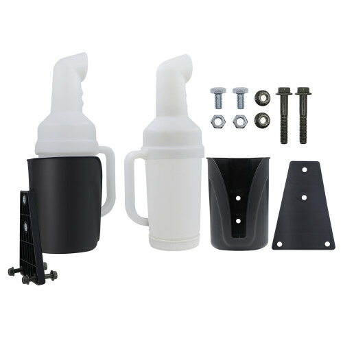 Kunststoff-Golfwagenflasche mit gebogenem Hals,-2