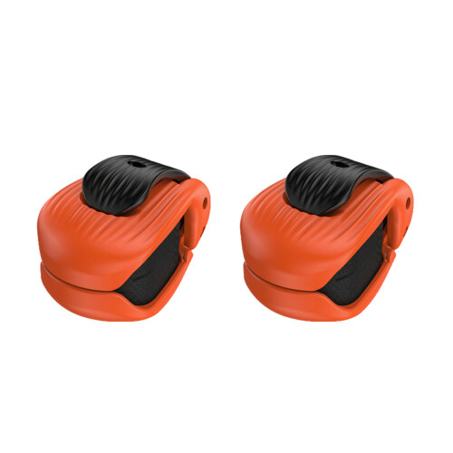 Protective Softable Grip Rod Holder Prevents-orangeblack 2 pack