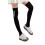 Breathable Elastic Knee High Socks Golf Stockings for-Black 1