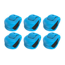 Protective Softable Grip Rod Holder Prevents-Blue 6 pack
