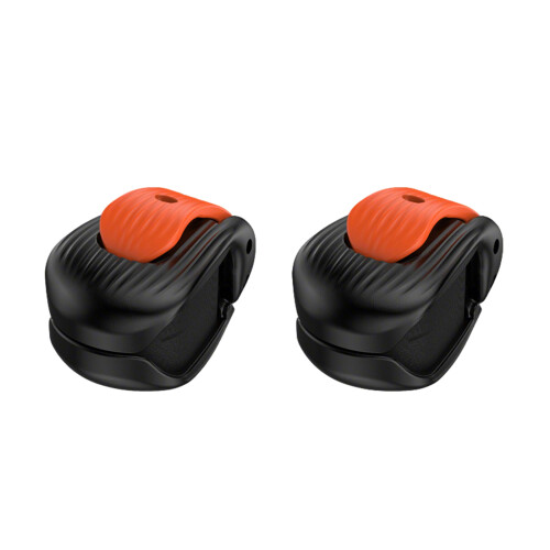 Support de canne à pêche de protection-Lot de 2 noir et orange