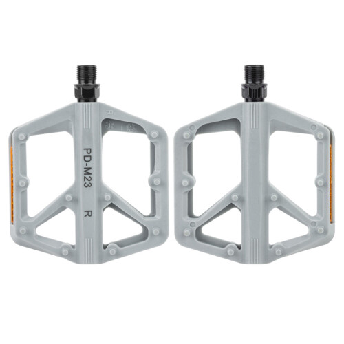Plate-forme de pédales de vélo en Nylon avec Double-Gris