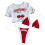 3-teiliges Tankini-Badeanzug-Set mit schmaler Passform und-Rot M 1