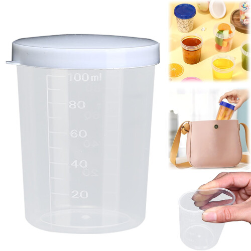 Leak-Proof Salad Dressing Containers 50ml 100ml 120ml