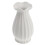 White Ceramic Flower Vase 17.5 cm 1