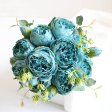 Artificial Silk Peony Bouquet – Realistic Wedding & Home