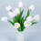 10 Multicolor Real-Touch Artificial Tulips 1