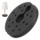 Black Plastic Weighted Lamp Base 19x19cm 1
