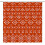 Boho Geometric Shower Curtain – Orange, 90 x 180 cm 1