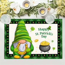 St Patrick's Day Placemats Green Pink Set of 1