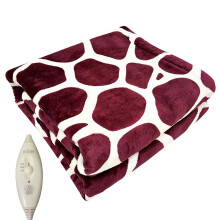 150 x 80 cm Electric Heated Blanket Flannel with Timer &