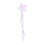 Prinsessstjärnstav för utklädningsfester, 33 cm, vit 1