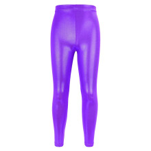 Mädchen-Tanzleggings aus Polyester – Lila, Größen 110–160