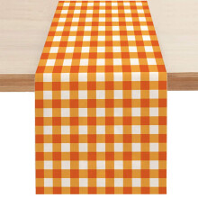 Linen Cotton Table Runner with Sunflower Print – 13 x 72