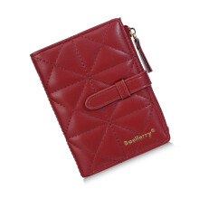 Women's Wallet Purse Wallets for Daily Use Women Purse Card-Red