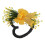 Easy Install Heart Shape Floral Wreath Long Time-Yellow 1